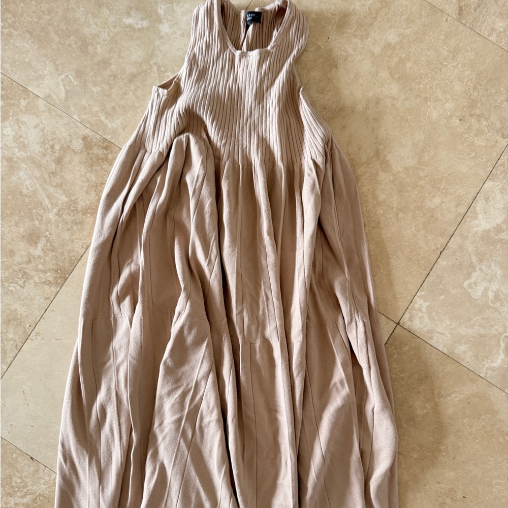 MaxMara Weekend Markus Plissé Crepe Sleeveless Dress - Picture 2 of 3